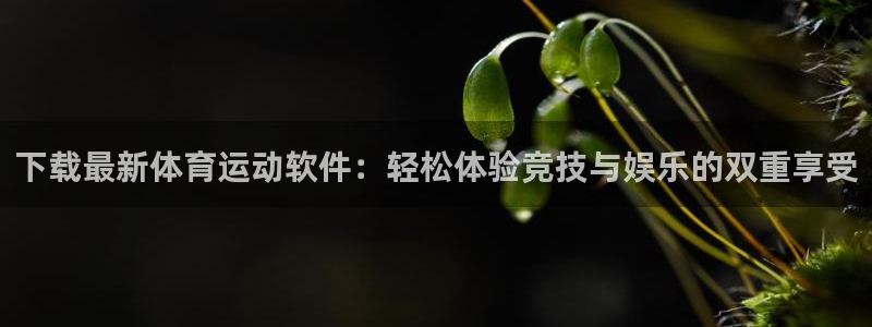 ug环球官网登录入口：下载最新体育运动软件：轻松体验竞技与娱乐的双重享受